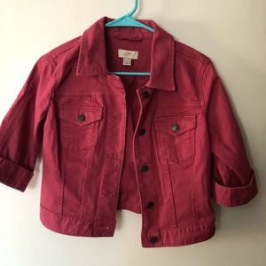 Loft Crop Jean Jacket